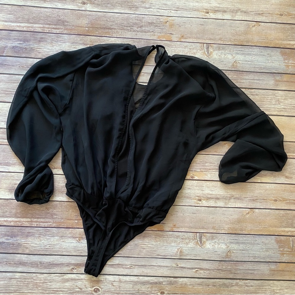 Express Black Bodysuit Size Small